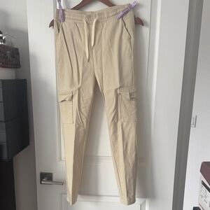 SHEIN Women's Skinny Tan Cargo Pants
